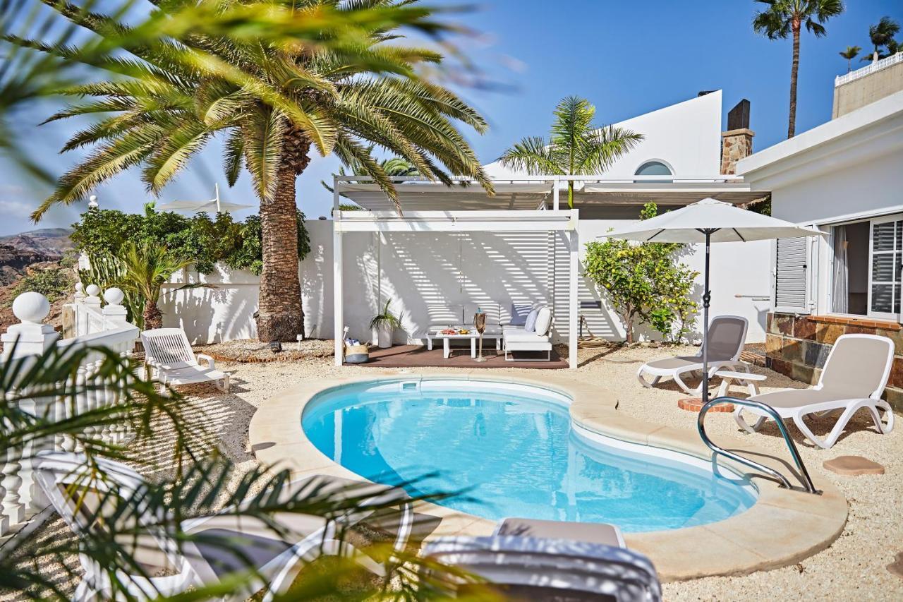Stunning Villa With Breathtaking Ocean View Mogán Exteriér fotografie